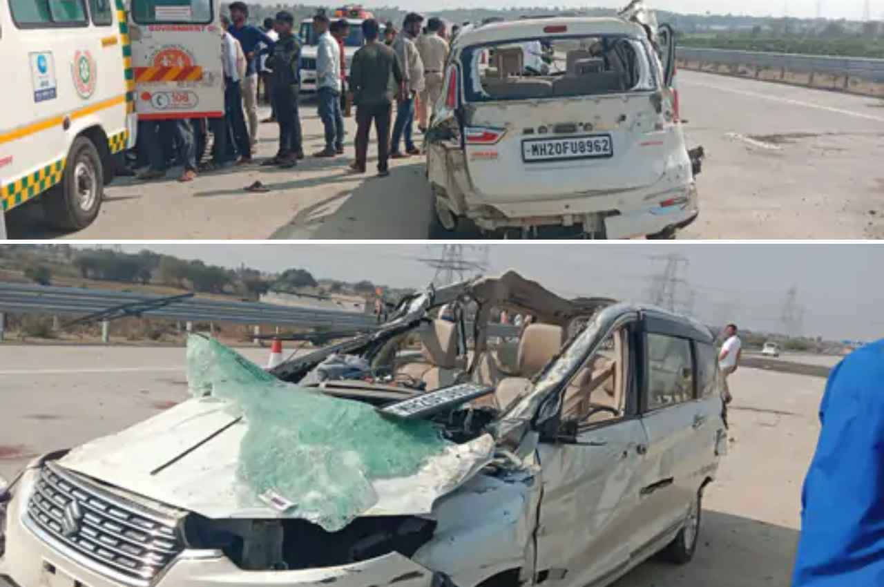 Samruddhi Expressway Accident: समृद्धि एक्सप्रेसवे पर दर्दनाक सड़क हादसा, 6 लोगों की हुई मौत