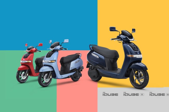 TVS iQube, tvs scooters, ev scooters, scooters under 90000