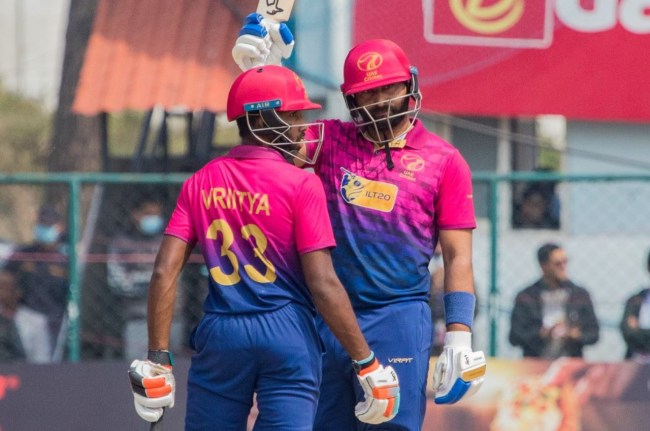 UAE vs NEP Asif Khan fastest hundred in odi