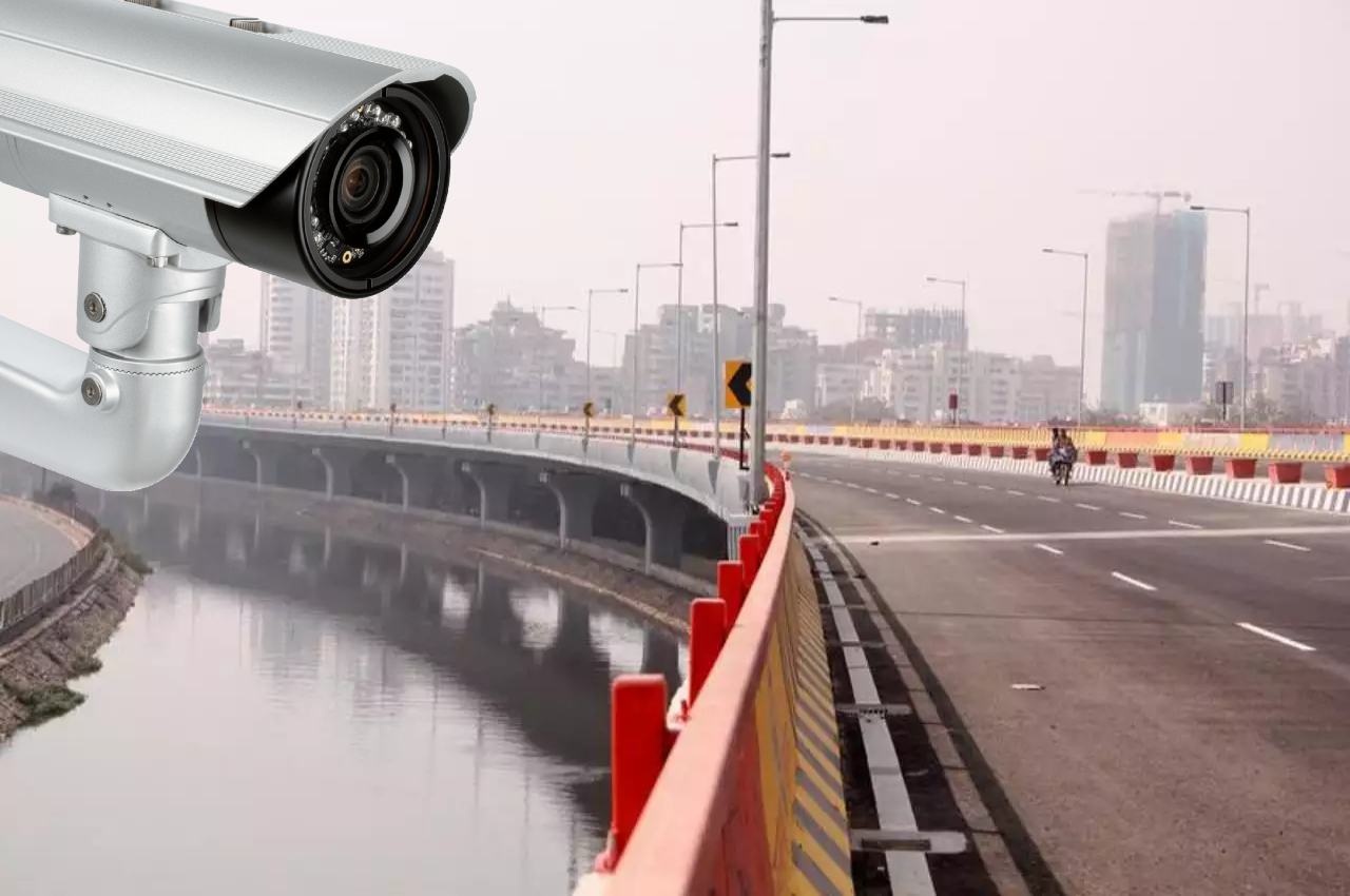 UP News: Thieves cut wire of CCTV cameras installed on Ghaziabad elevated road