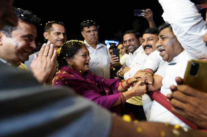 Vasundhara Raje Damage Control After Rally In Salasar