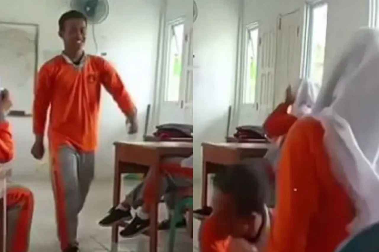 Viral Video: लड़के ने क्लास के अंदर छात्रा को किया प्रपोज, आगे देखें फिर क्या हुआ