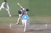 cheteshwar pujara hit a sky high six watch video