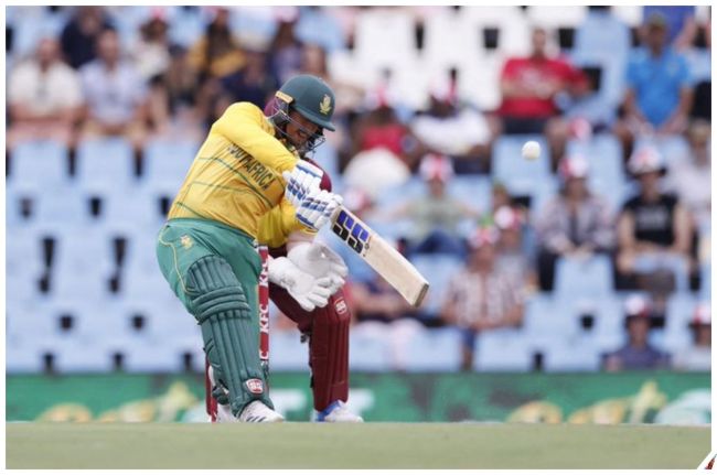WI vs SA Quinton de Kock hit Fastest fifty for SA in T20Is