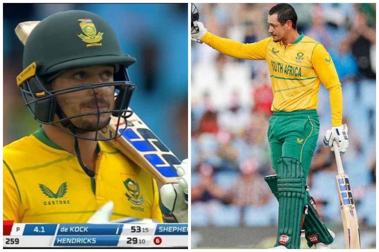 SA vs WI: De Kock ने 43 गेंद में सेंचुरी ठोक रचा इतिहास, इन दिग्गजों को पछाड़ा