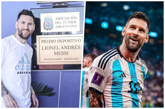 Argentine football association names training complex Named Lionel Messi