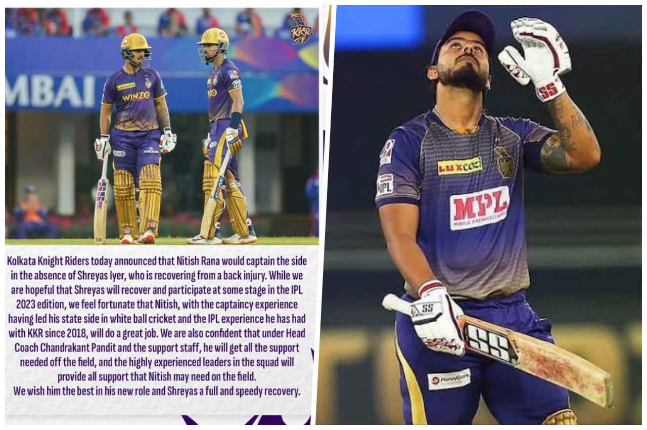 IPL 2023: KKR ने नए कप्तान का किया ऐलान, Iyer की जगह इस खतरनाक लेफ्टी बल्लेबाज को सौंपी कमान