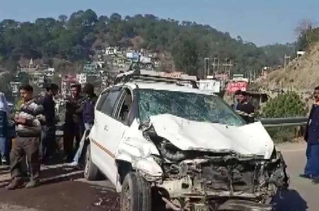 himachal Pradesh Road Accident Himachal Pradesh Road Accident, Himachal, Himachal News, Dharampur Police, Road Accident In Dharampur, UP Bihar Laborers Died