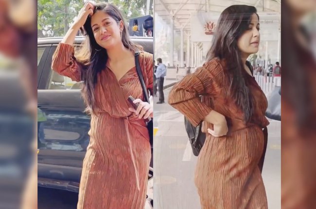 Ishita Dutta Flaunt Baby Bump