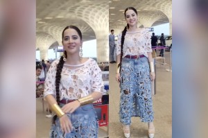 Urfi Javed Spotted At Airport