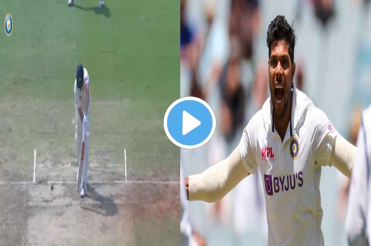 ind vs aus 3rd test live umesh yadav lbw to cameron green watch video