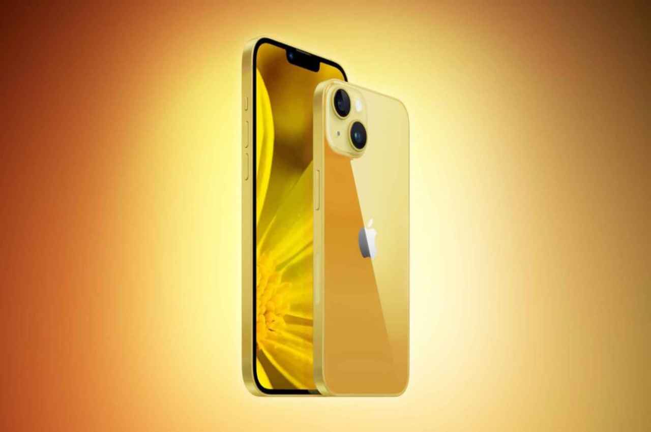 iphone 14 in yellow