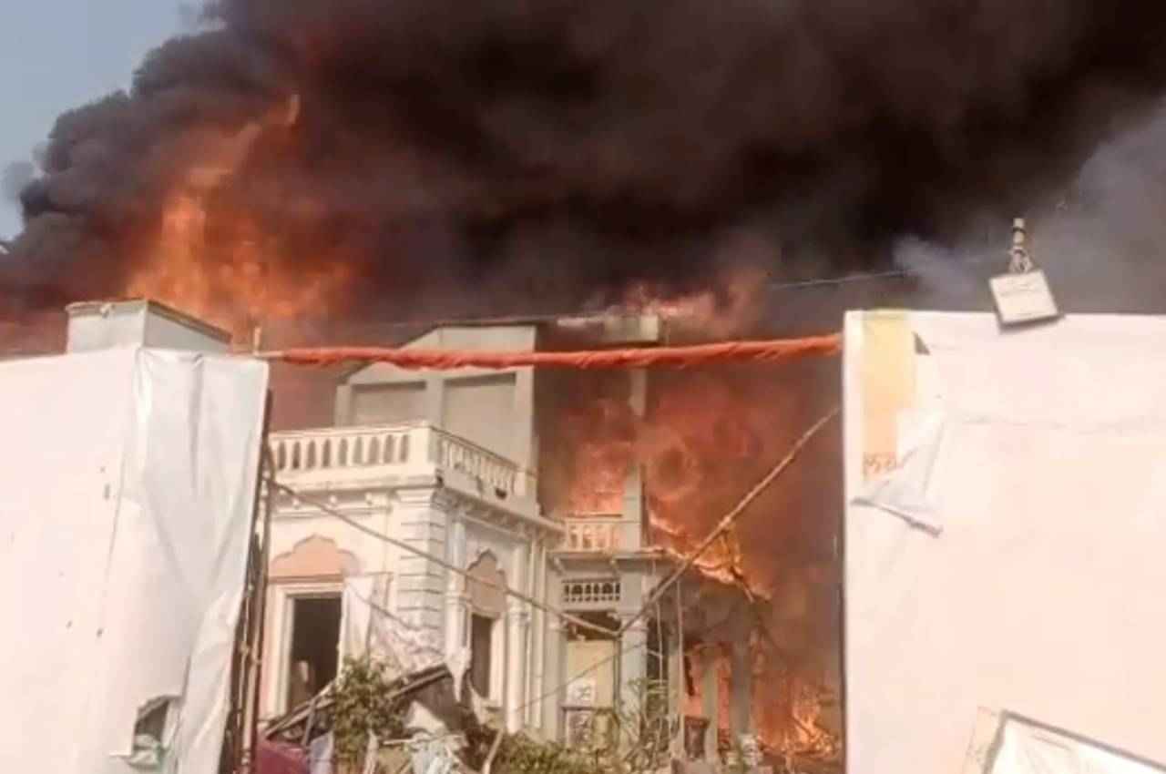 mumbai (1) Mumbai, Maharashtra, Mumbai Film City, Fire Incident In Mumbai, TV Serial, Gum Hain Kisi Ke Pyar Men, Goregaon film city