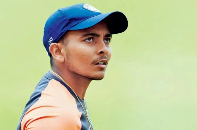 prithvi shaw prithvi shaw