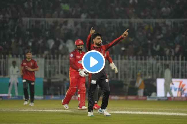 psl 2023 Rashid Khan clean bowled Mubasir Khan psl 2023 Rashid Khan clean bowled Mubasir Khan