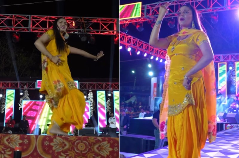 sapna choudhary, off beat news, off beat video, viral video, trending video