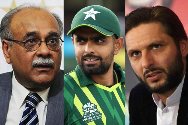 Babar Azam Shahid Afridi Najam Sethi