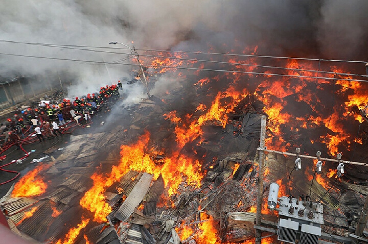 Bangladesh Market Fire