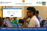 CMAT 2023 Exam City Slip