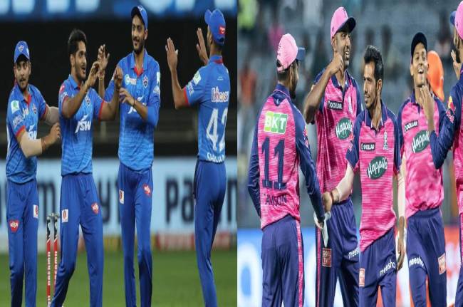Delhi Capitals and Rajasthan Royals Head to head record