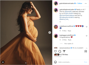 Gabriella Demetriades is pregnant again