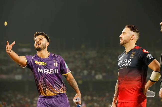 IPL 2023 KKR vs RCB live Confusion at toss