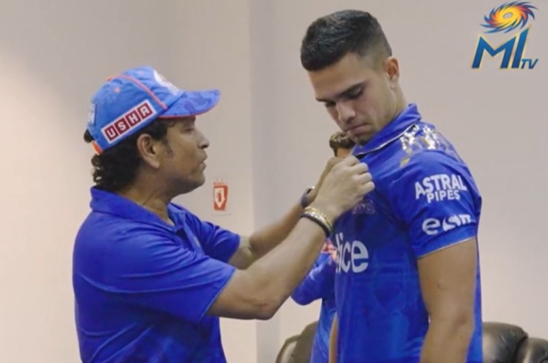 IPL 2023 Sachin Tendulkar Arjun Tendulkar