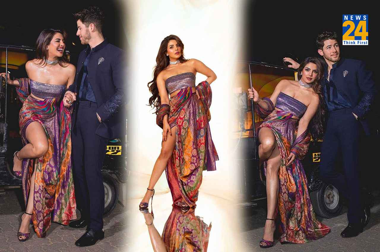 Priyanka Chopra: प्रियंका चोपड़ा ने NMACC इवेंट में पहनी 65 साल पुरानी साड़ी, देखें फोटोज