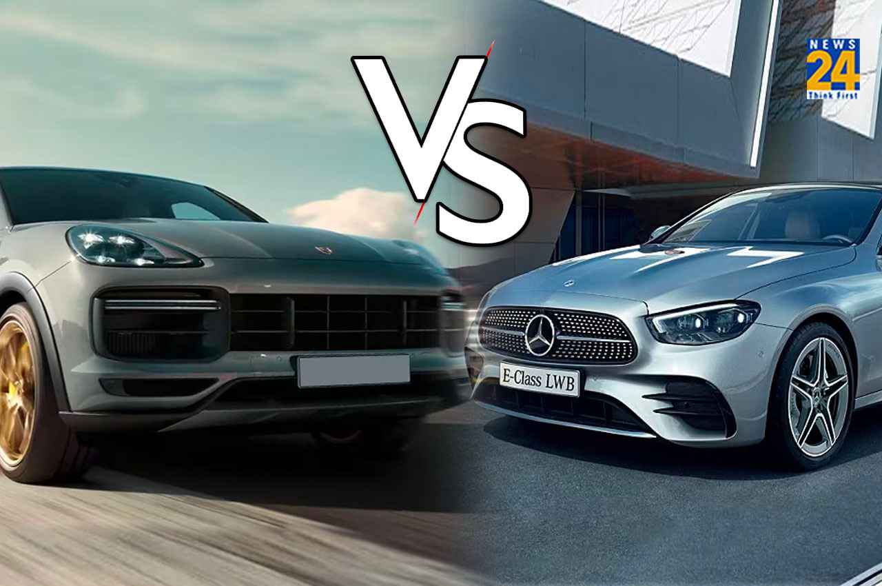 Mercedes E Class VS Porsche Cayenne: Mercedes में सेल्फी कैमरा तो 3 सेकंड में 100 Kmph की स्पीड पकड़ती है Porsche 
