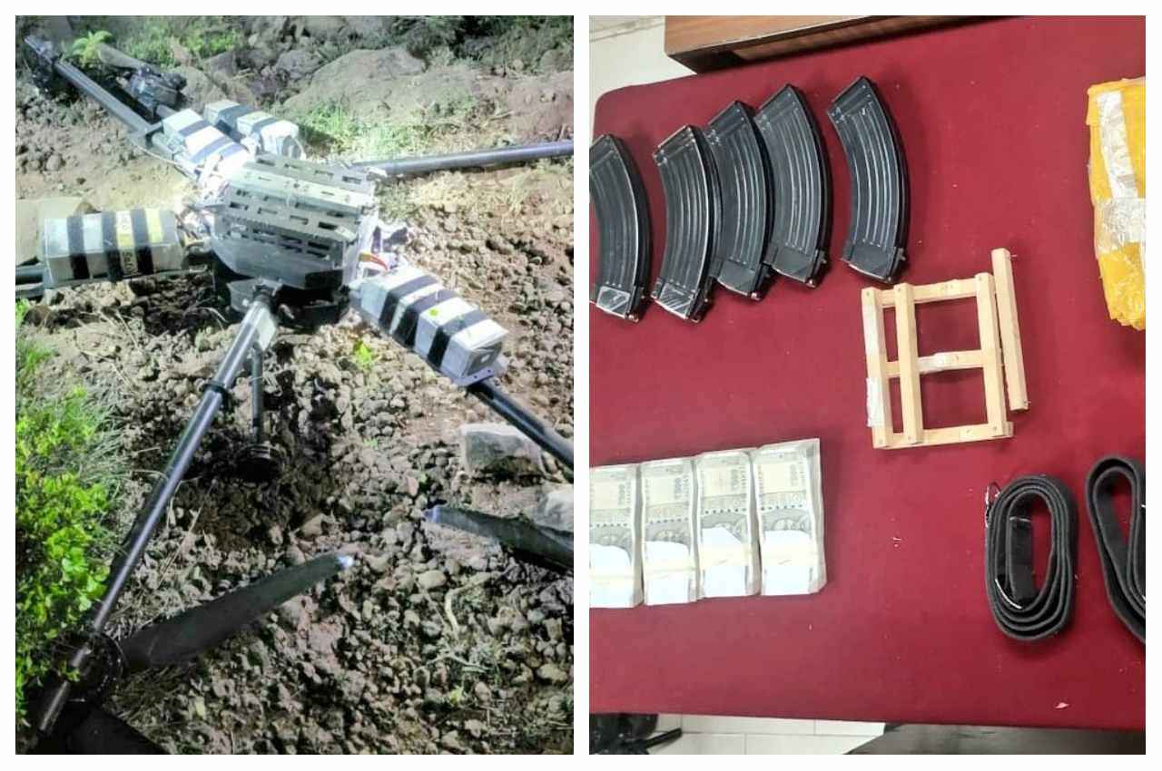 Jammu-Kashmir News: राजौरी में नियंत्रण रेखा के पास सुरक्षा बलों ने मार गिराया ड्रोन, ये सामान किया बरामद