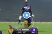 KKR vs RCB ipl Andre Russell out on zero