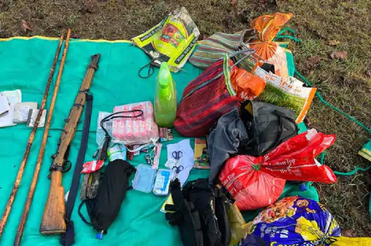 Material recovered from Naxalites