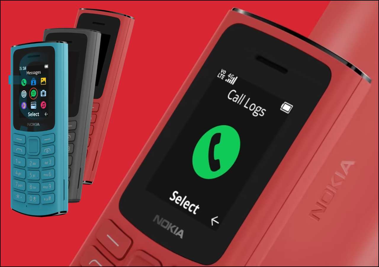 Nokia 105 4G, Nokia 105 4G 2023, Nokia 105, Nokia 105 4G Smart phone, Nokia, Feature Phone