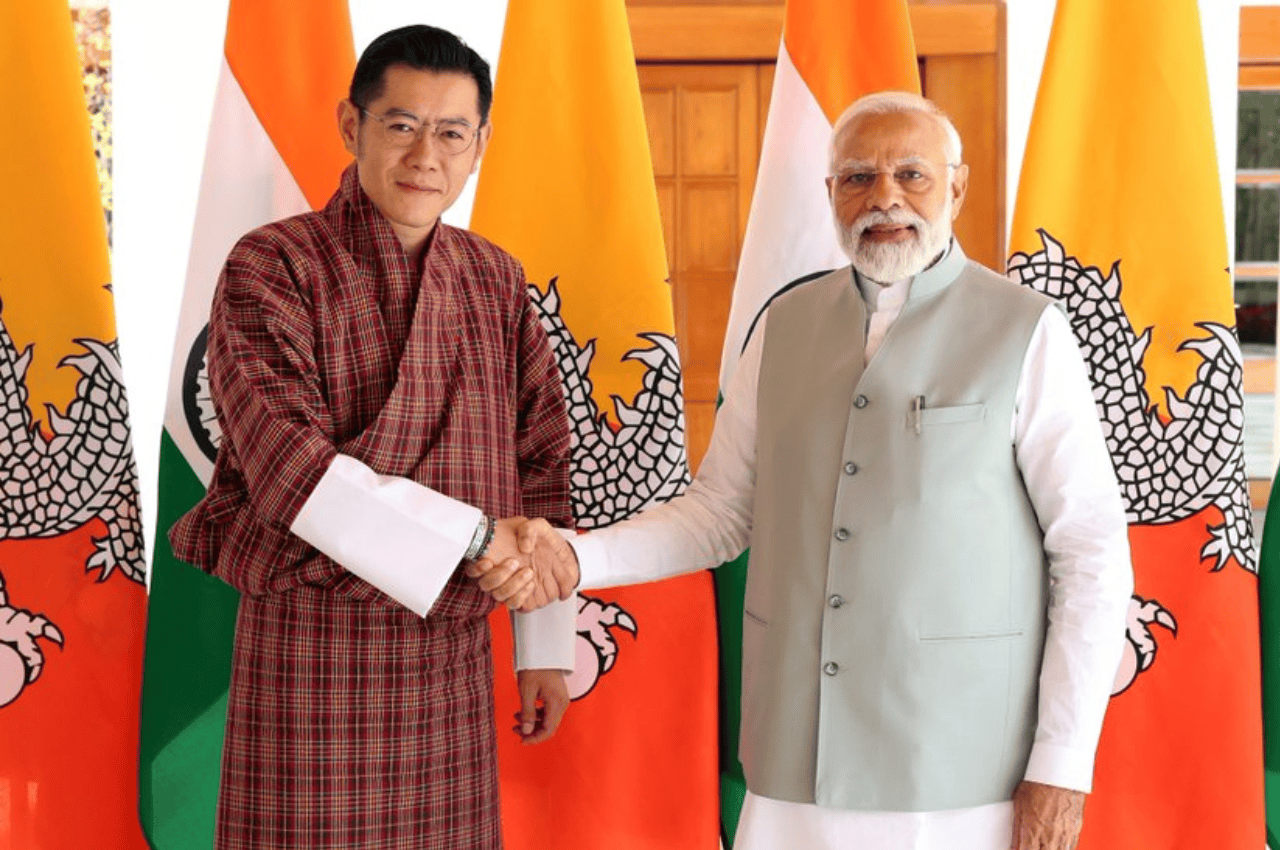 PM Modi (19) Jigme Khesar Namgyel Wangchuck, Bhutan King, Narendra Modi, Delhi