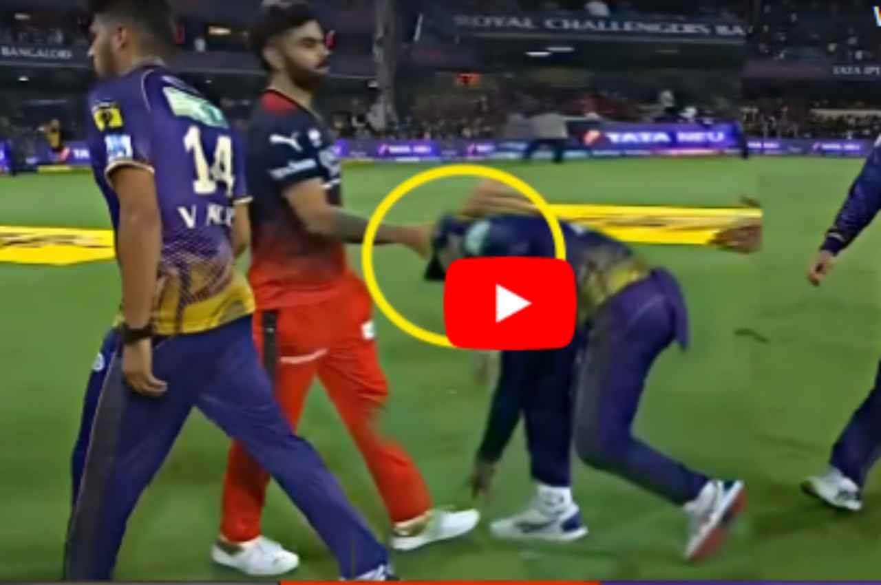 Rinku Singh Touches Virat Kohli’s Feet