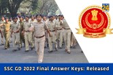 SSC GD 2022 final answer keys Released