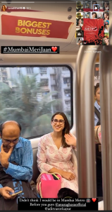 Sara Ali Khan Travels In Metro