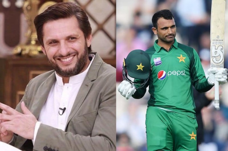 Shahid Afridi Fakhar Zaman