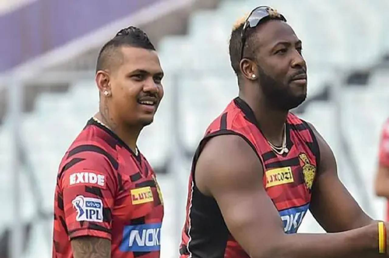 Sunil Narine 150th and Andre Russell 100th match