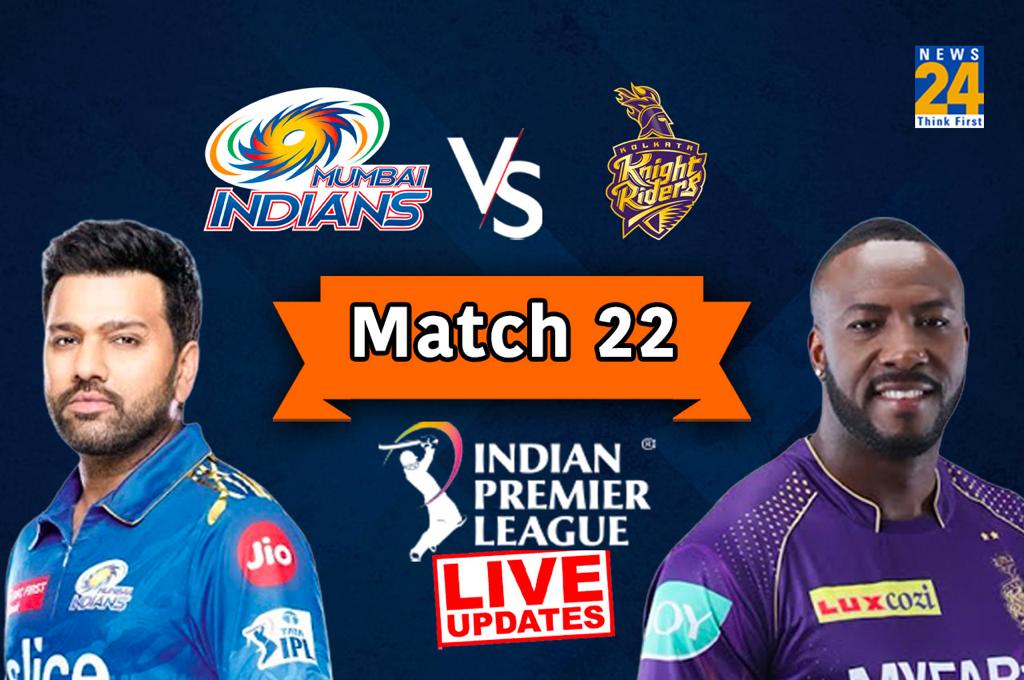 IPL 2023 MI vs KKR Live Score