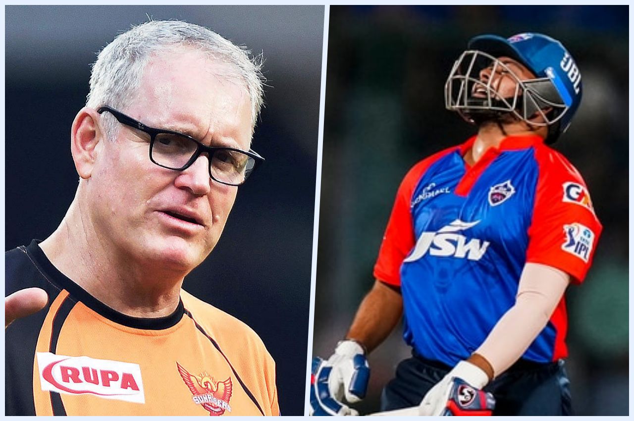 Tom Moody said Prithvi Shaw should be dropped