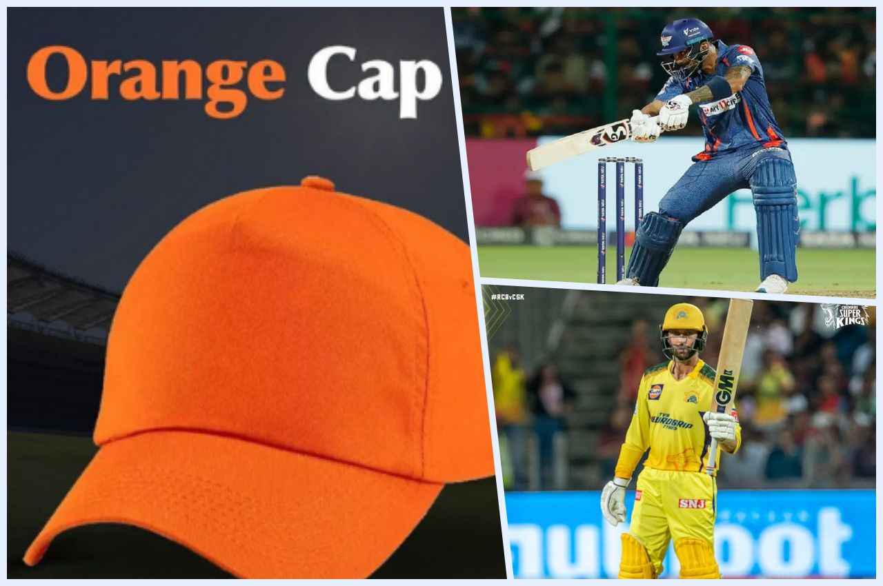 IPL 2023 Orange cap KL Rahul and Devon Conway Entry in top five IPL 2023 Orange cap KL Rahul and Devon Conway Entry in top five