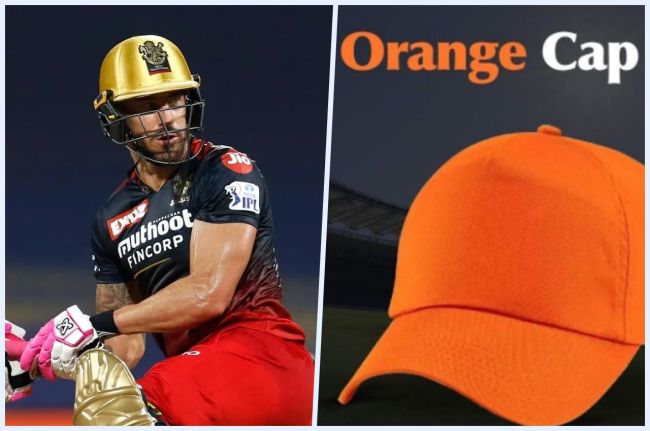 IPL 2023 Orange Cap Faf Du Plessis at top IPL 2023 Orange Cap Faf Du Plessis at top