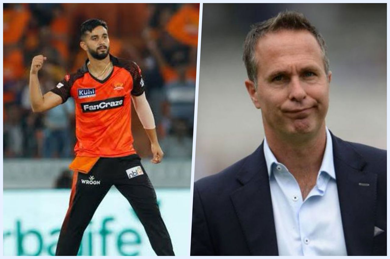 Michael Vaughan reacts to Mayank Markande