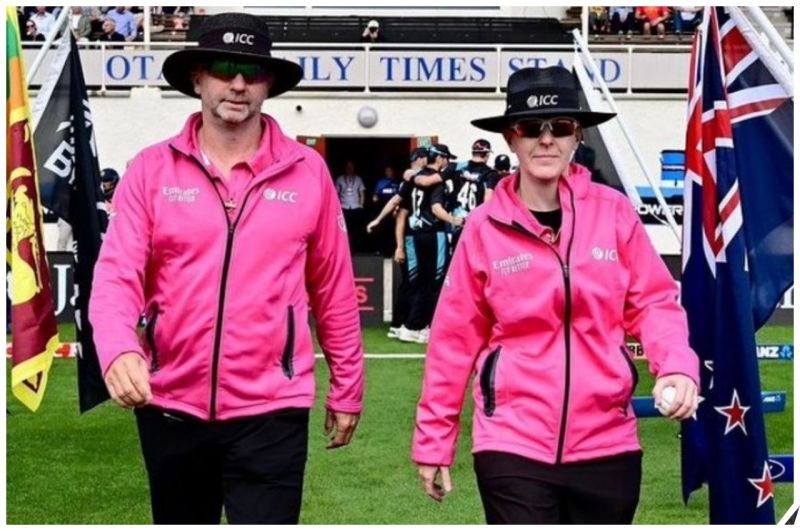 NZ vs SL Kim Cotton becomes first woman on-field umpire in full-member men’s T20Is