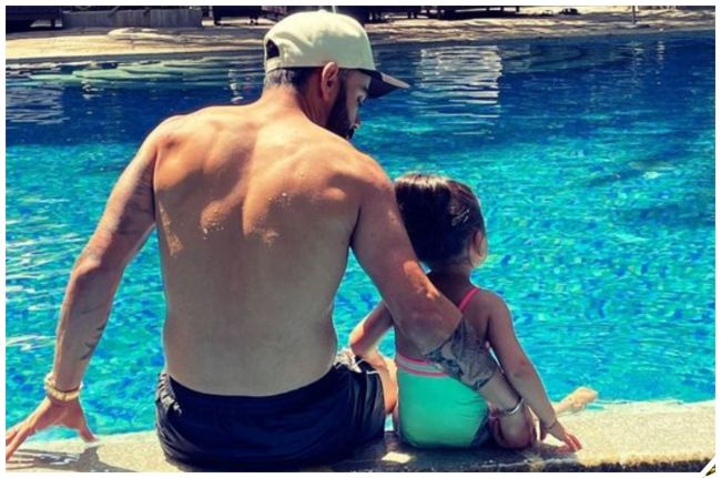 IPL 2023 Virat Kohli shared photo with daughter Vamika