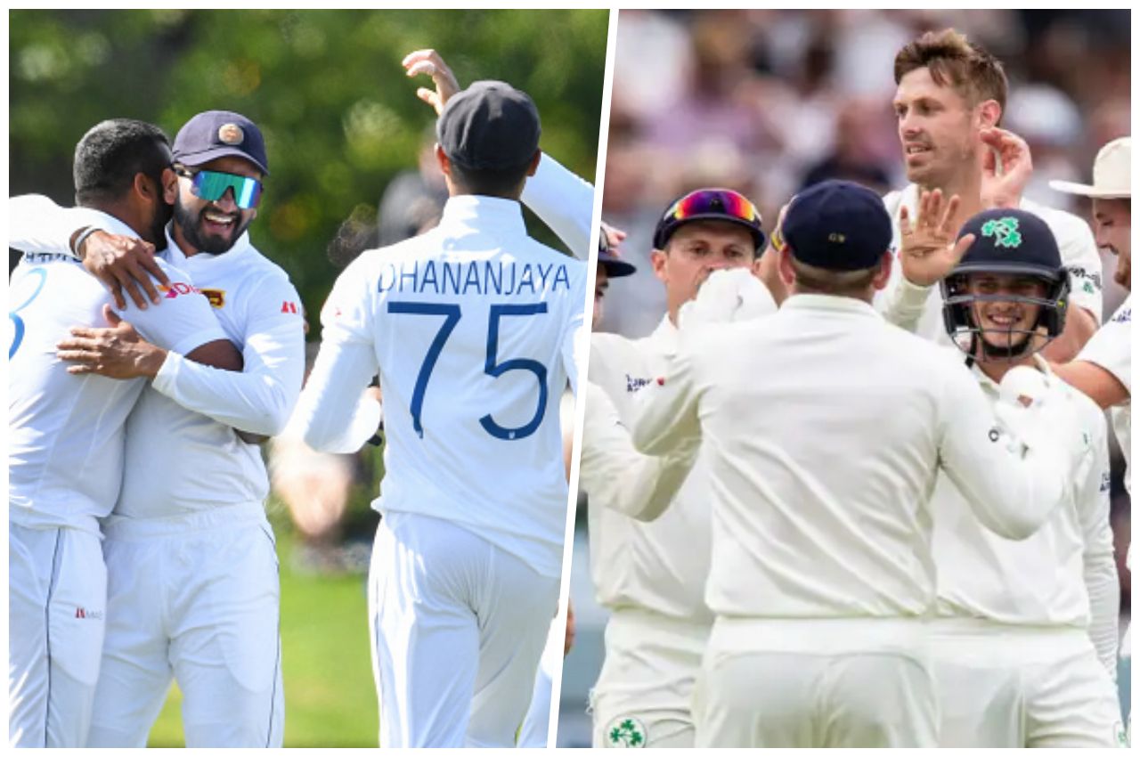 SL vs IRE 1st test sri lanka squad announced