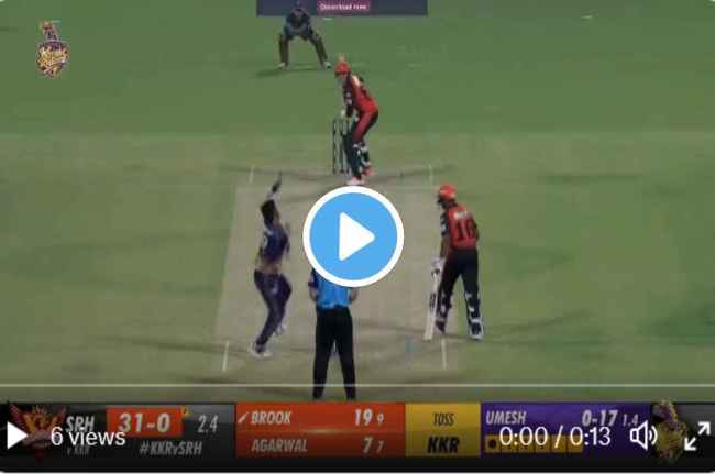 IPL 2023 Harry Brook hit a beautiful six IPL 2023 Harry Brook hit a beautiful six
