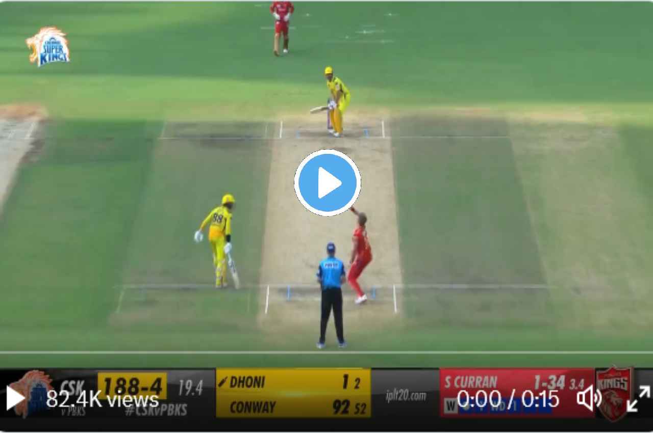 CSK vs PBKS live Back to back 2 sixes by MS Dhoni
