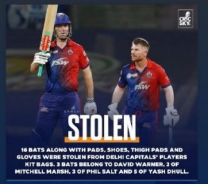 delhi capitals bat missing